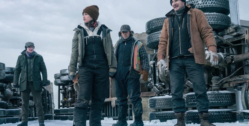 Big Rigs in Big Trouble in Liam Neeson’s Latest ‘The Ice Road’