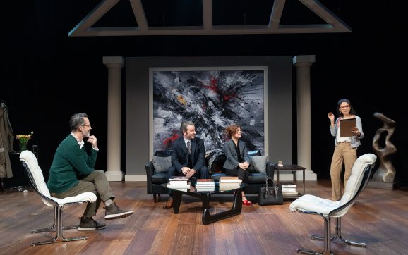 Dynamic Quartet Razor-Sharp in New Jewish Theatre’s  ‘God of Carnage’